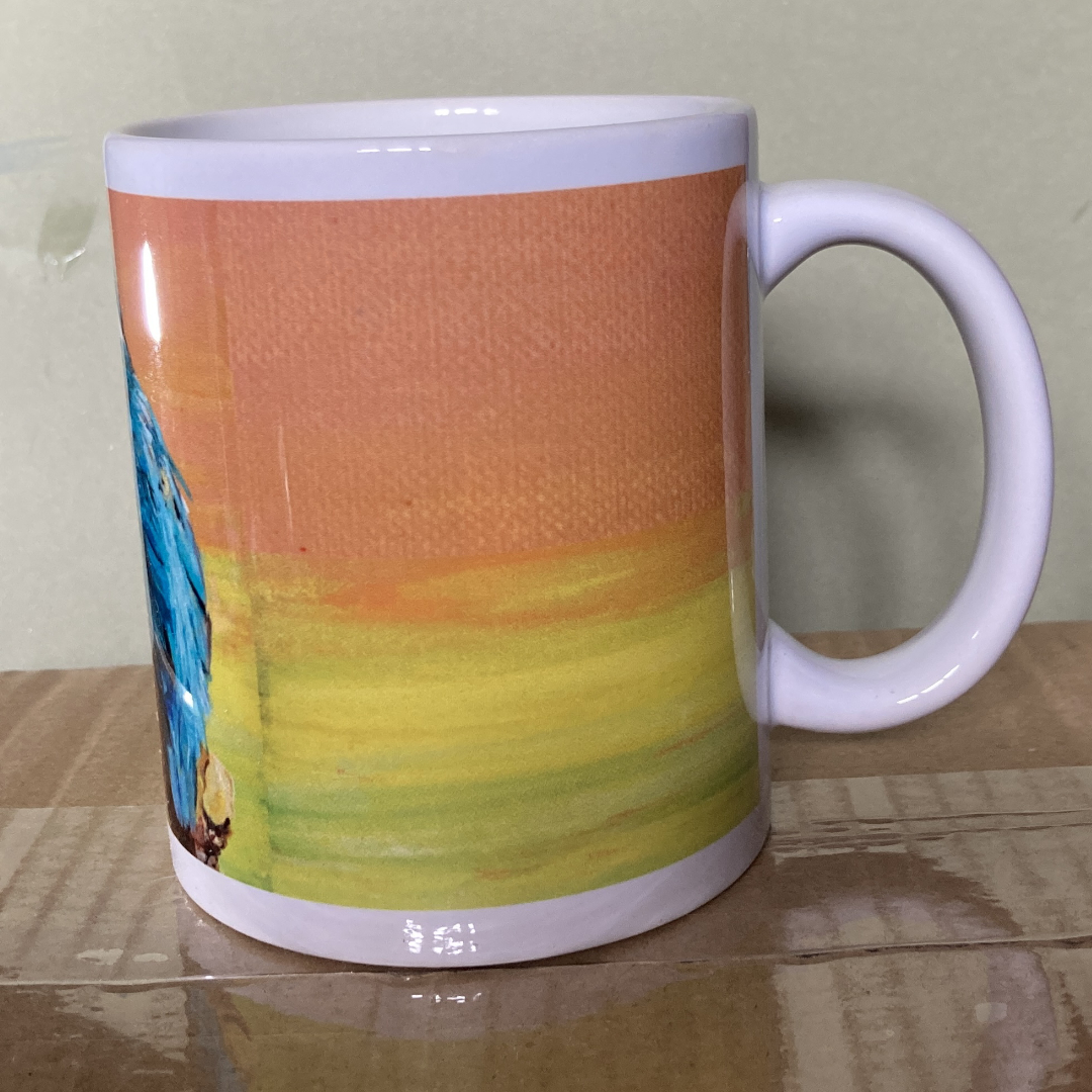 kingfisher bright 5 mug